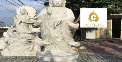 Bán Tượng Phật Quan Âm Bằng Đá Sơn Trà Đà Nẵng