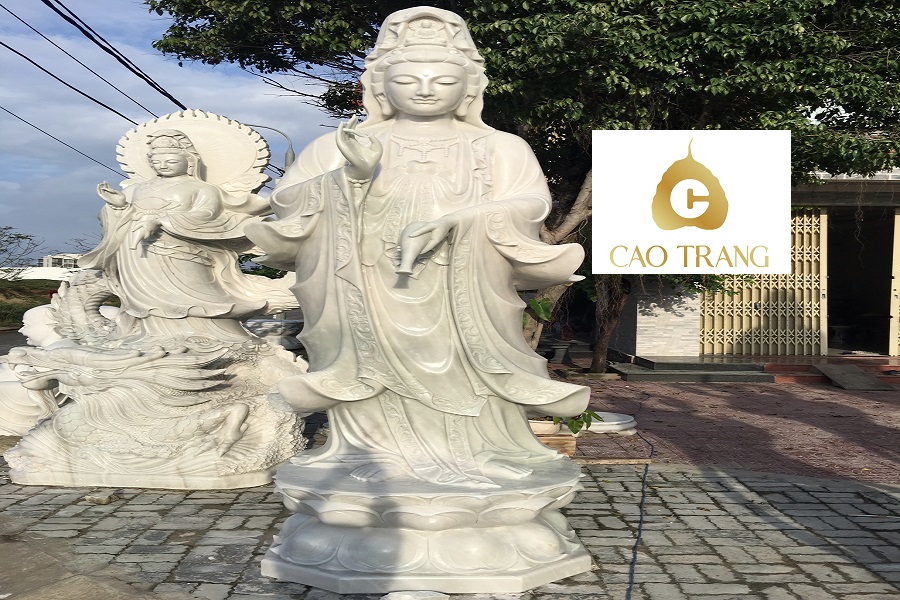 Bán Tượng Phật Quan Âm Bằng Đá Sơn Trà Đà Nẵng