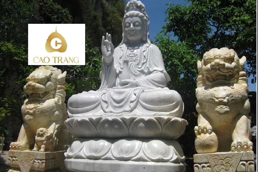 Tượng Phật Quan Âm Bằng Đá Tân Bình HCM