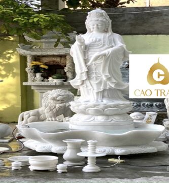 Bán Tượng Quan Âm Bằng Đá Ở Tiền Giang