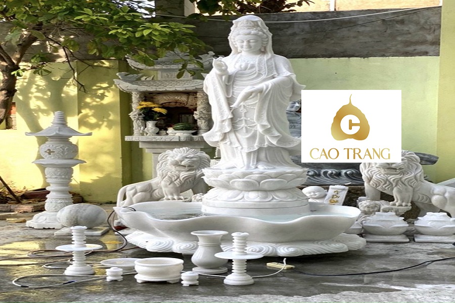 Bán Tượng Quan Âm Bằng Đá Ở Tiền Giang