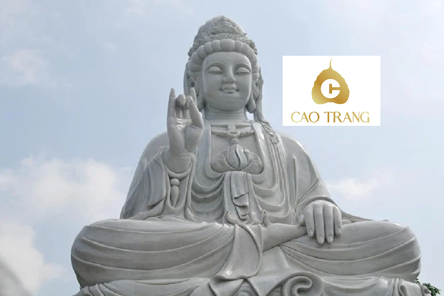 Bán Tượng Quan Âm Ngồi Bằng Đá