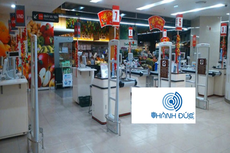 Cổng từ an ninh chống trộm tại siêu thị Bình Thủy Cần Thơ
