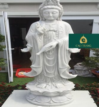 Bán Tượng Phật Quan Âm Bằng Đá Liên Chiểu Đà Nẵng