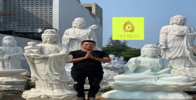 Tượng Phật Quan Âm Bồ Tát Bằng đá
