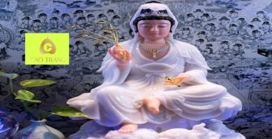 Tượng Quan Âm Ngồi Bằng Đá Tại TP.HCM