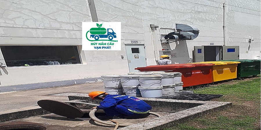 Hút hầm cầu tại kcn long sơn