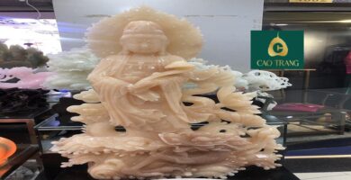 Tượng Phật Bà Quan Âm Bằng Đá Non Nước