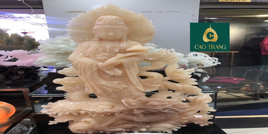 Tượng Phật Bà Quan Âm Bằng Đá Non Nước