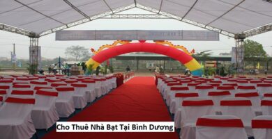 Cho thuê nhà bạt tại bình dương