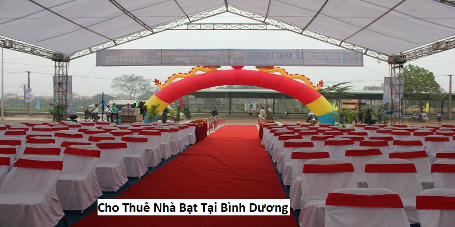 Cho thuê nhà bạt tại bình dương