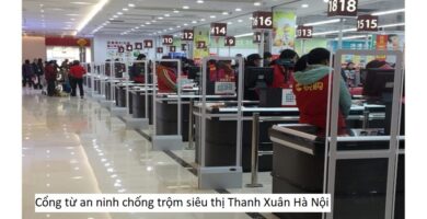 Cổng từ an ninh chống trộm siêu thị thanh xuân hà nội
