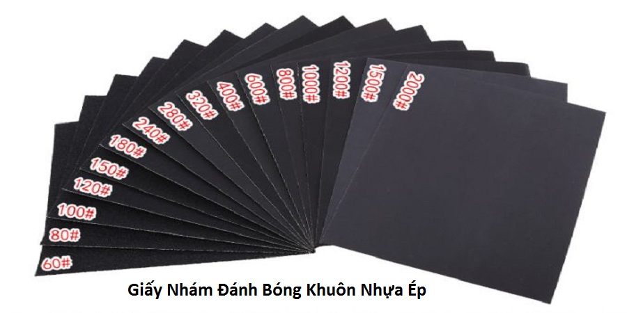 Giấy nhám Đánh bóng khuôn nhựa Ép