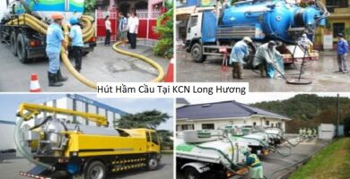 Hút hầm cầu tại kcn long hương