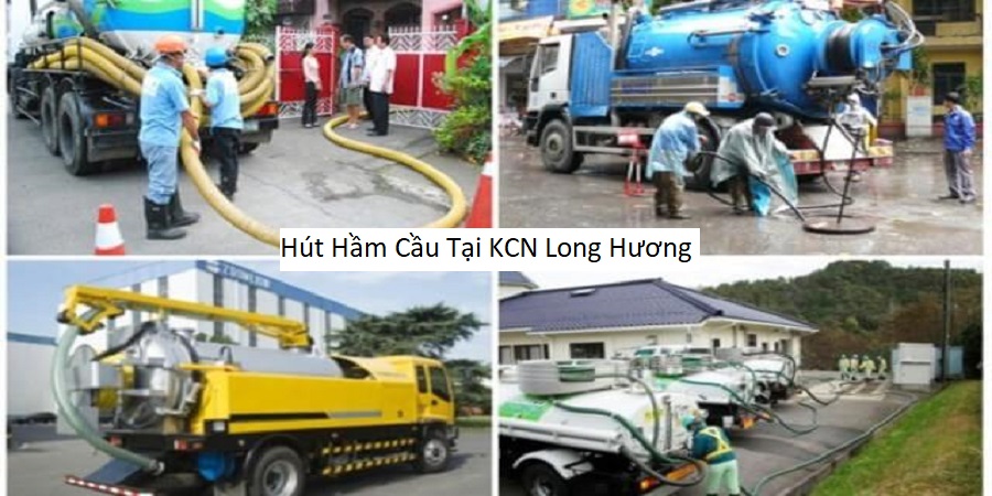 Hút hầm cầu tại kcn long hương