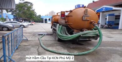 Hút hầm cầu tại kcn phú mỹ 2