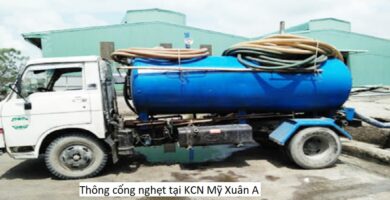 Thông cống nghẹt tại KCN Mỹ Xuân A