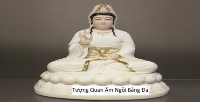 Tượng quan Âm ngồi bằng Đá