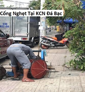 Thông cống nghẹt tại kcn Đá bạc