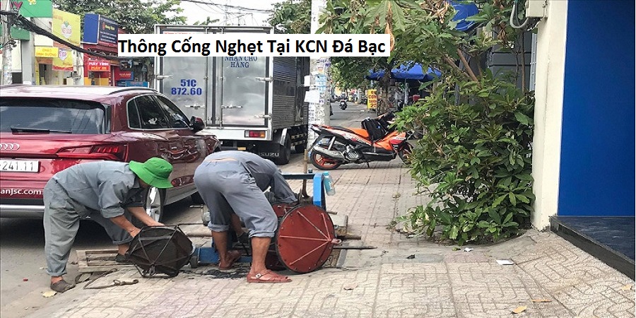 Thông cống nghẹt tại kcn Đá bạc