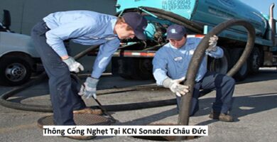 Thông cống nghẹt tại kcn sonadezi châu Đức