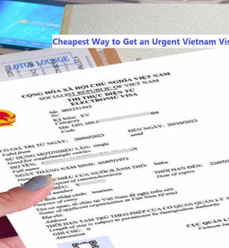 Cheapest way to get an urgent vietnam visa legally