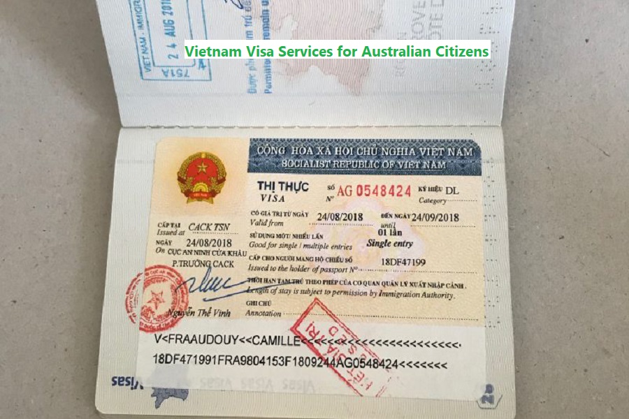 Vietnam visa services for australian citizens